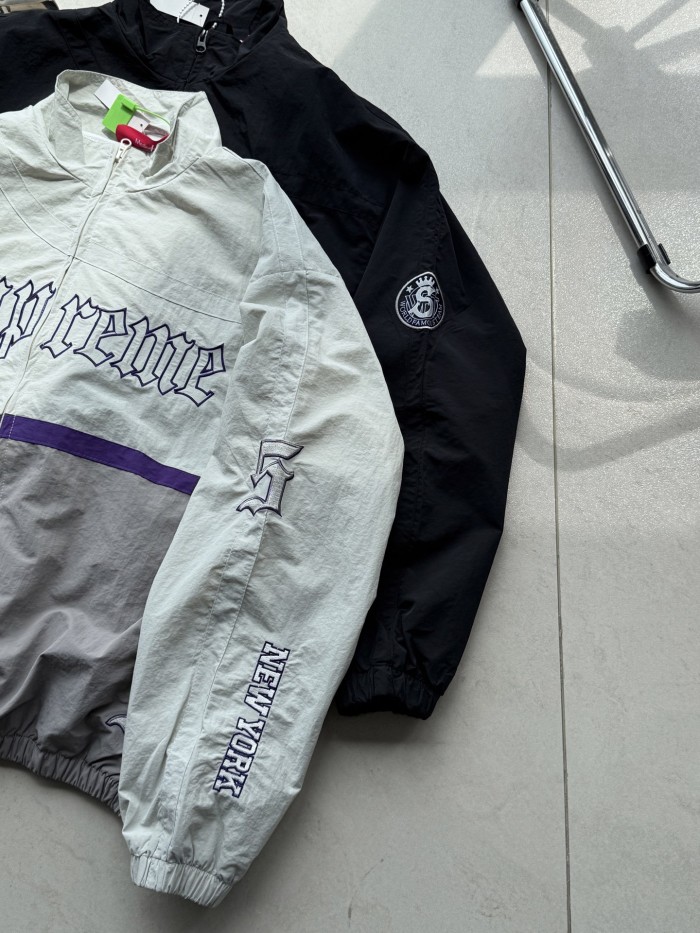 SUPREME SS25 WEEK12 Old English Track JACKET FZJK1916
