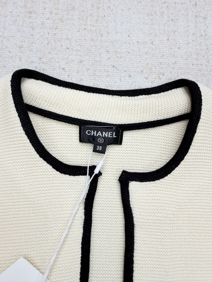 Chanel Knit suit Cardigan Vest tee dress FZTZ096