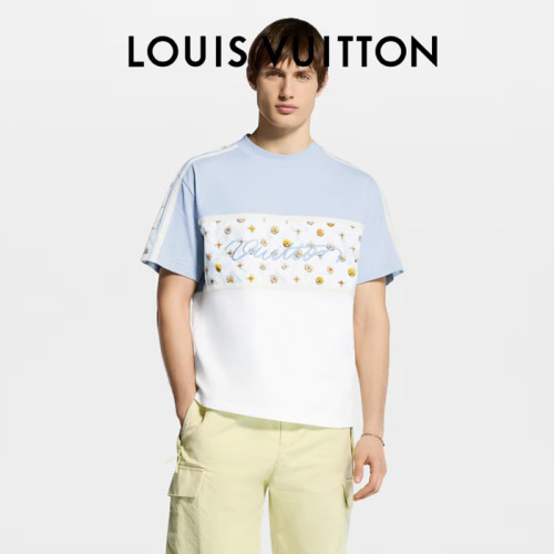 LV embellished signature tee FZTX5881