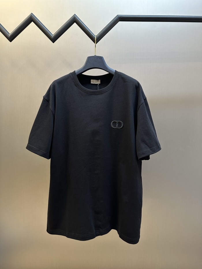 Dior CD embroidery tee FZTX5888