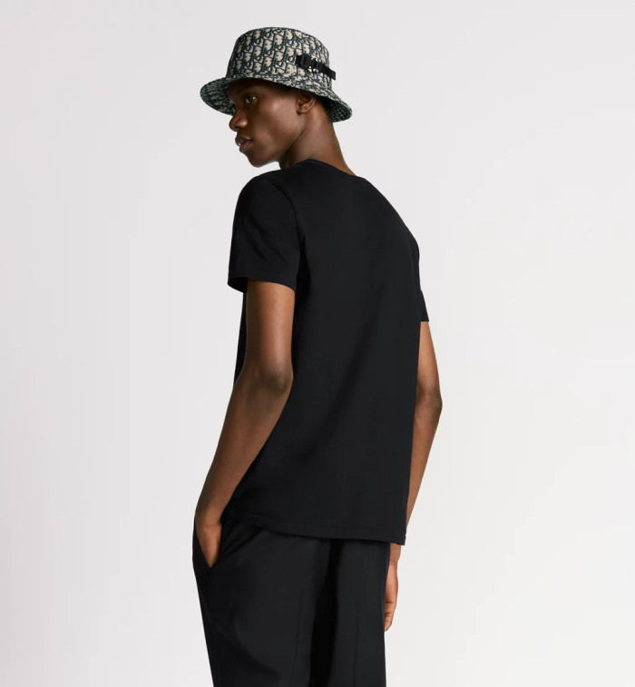 Dior CD embroidery tee FZTX5888