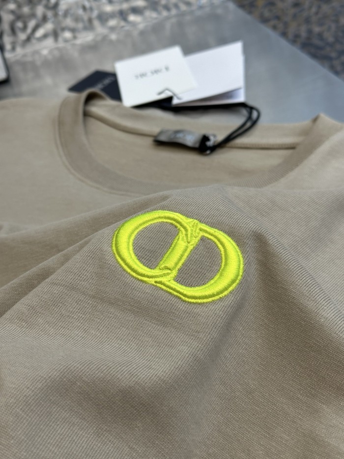Dior CD embroidery tee FZTX5888