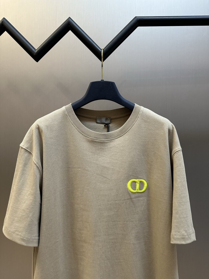 Dior CD embroidery tee FZTX5888