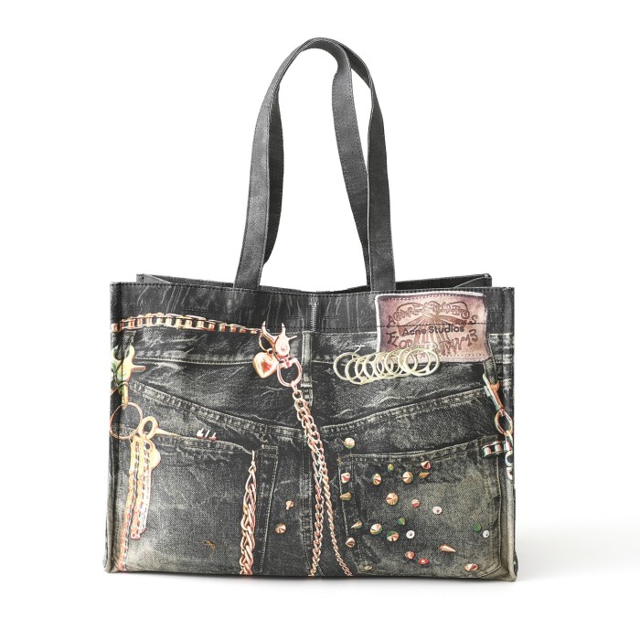 Acne studios Trompe-l'œil tote Handbag FZBB199