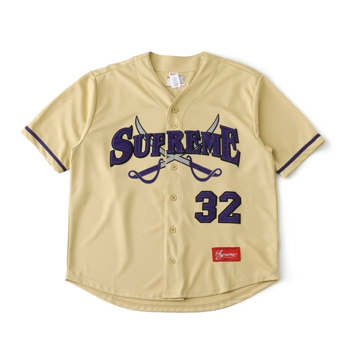 SUPREME 25FW SWORDS BASEBALL JERSEY FZTX5893