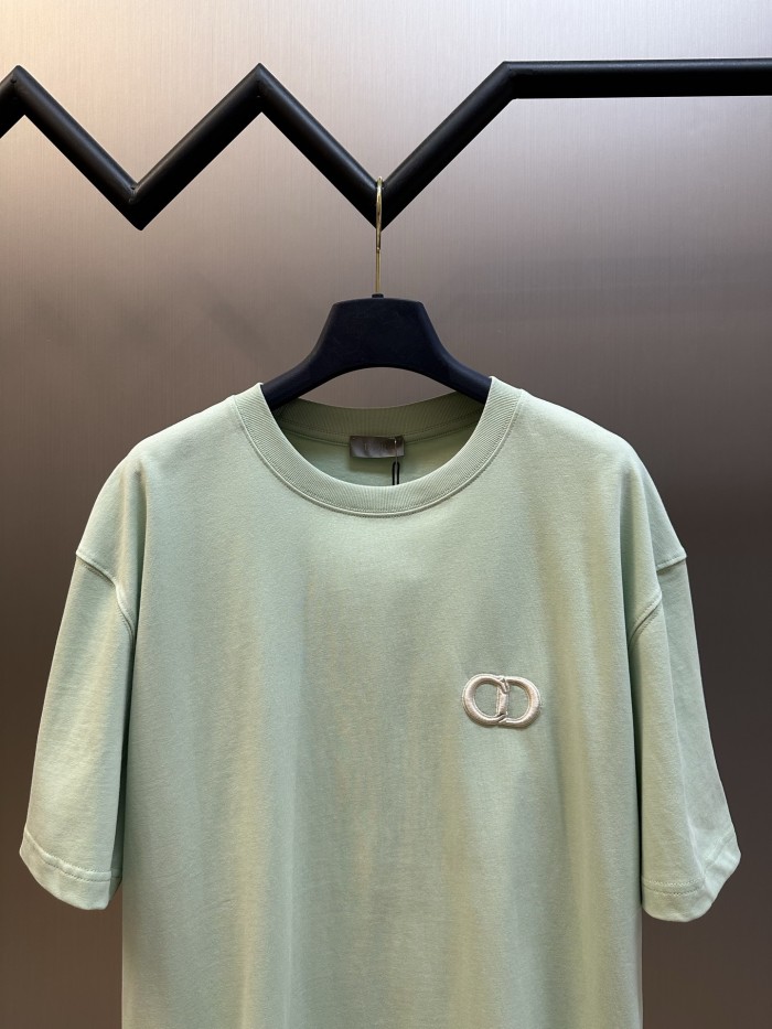 Dior CD embroidery tee FZTX5888