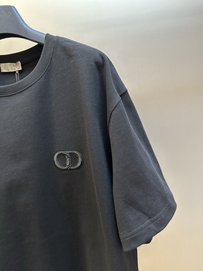 Dior CD embroidery tee FZTX5888