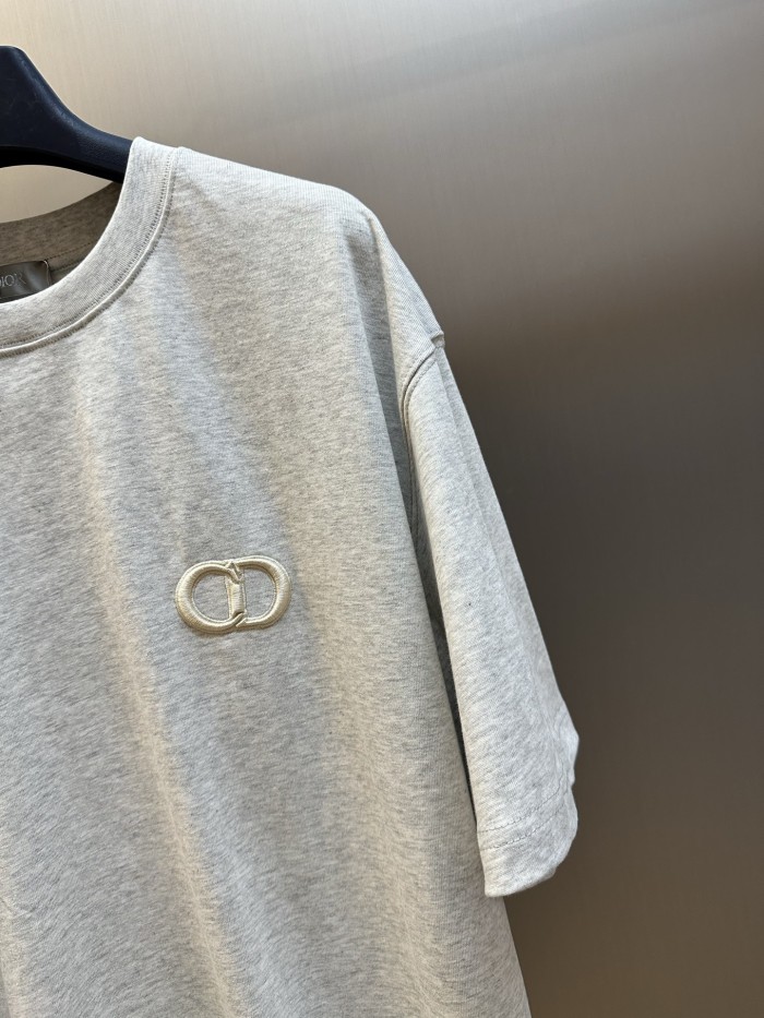 Dior CD embroidery tee FZTX5888