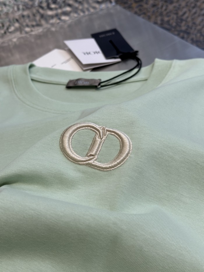 Dior CD embroidery tee FZTX5888