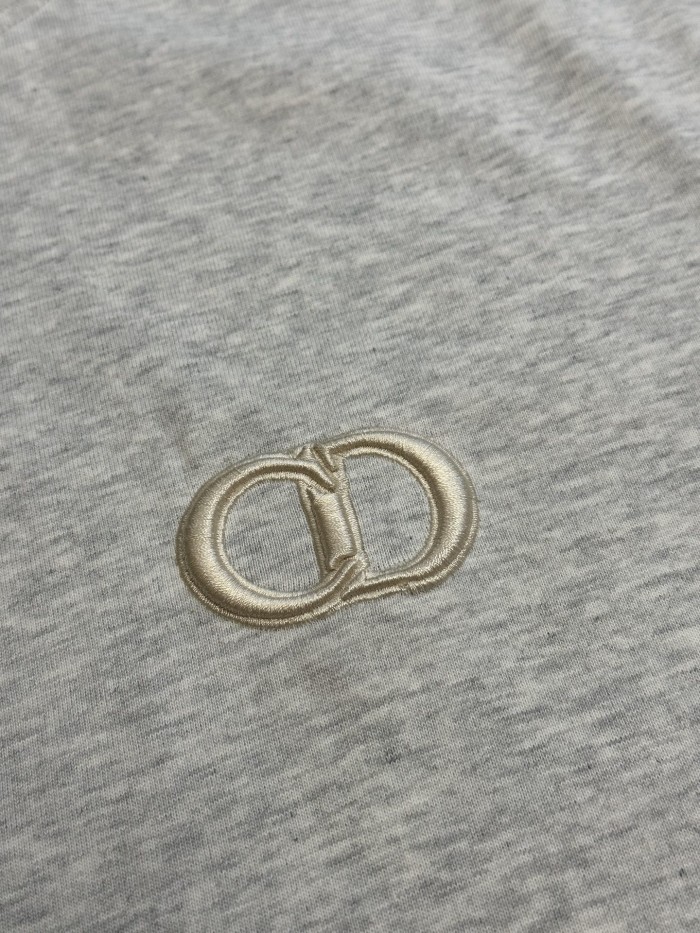Dior CD embroidery tee FZTX5888