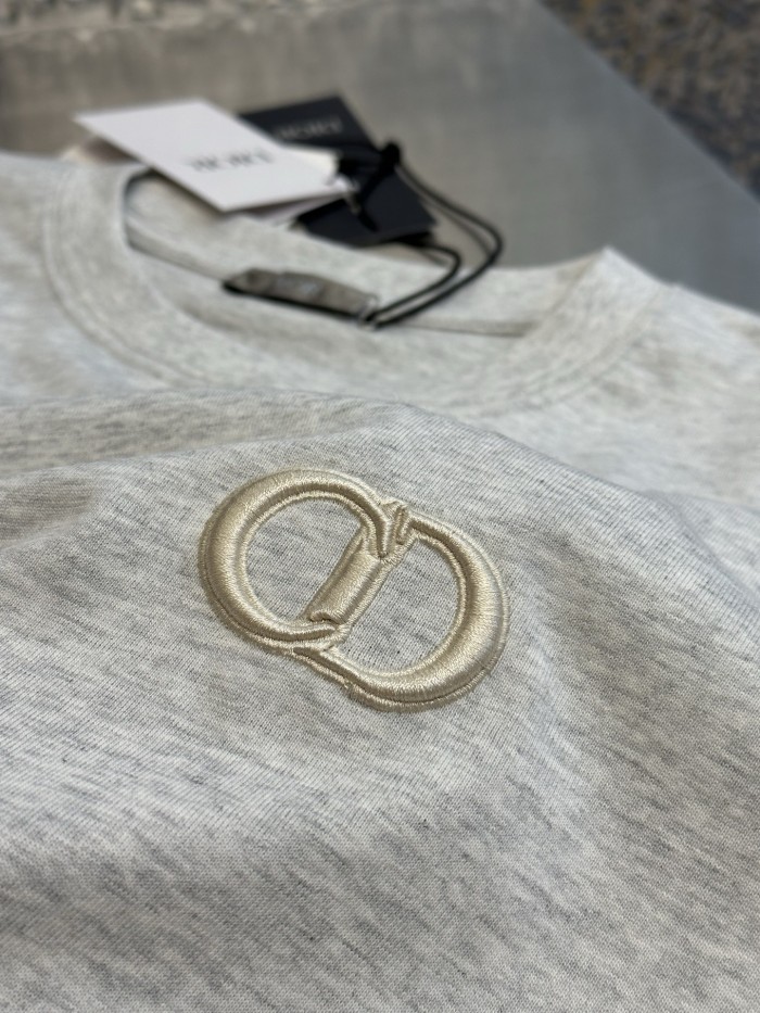 Dior CD embroidery tee FZTX5888