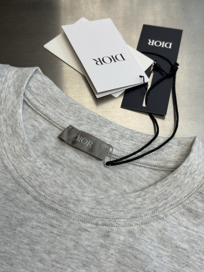 Dior CD embroidery tee FZTX5888