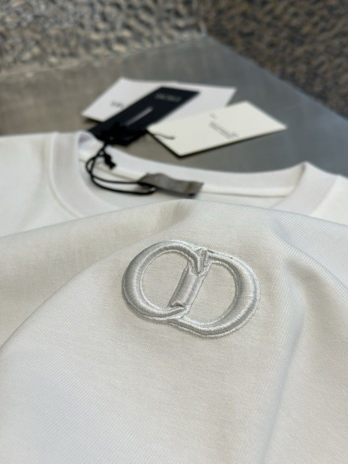 Dior CD embroidery tee FZTX5888