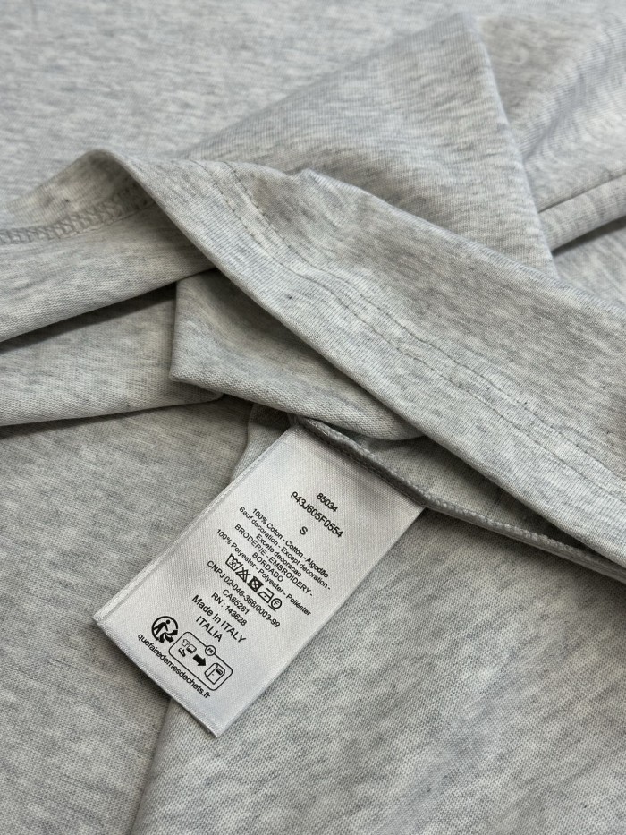 Dior CD embroidery tee FZTX5888