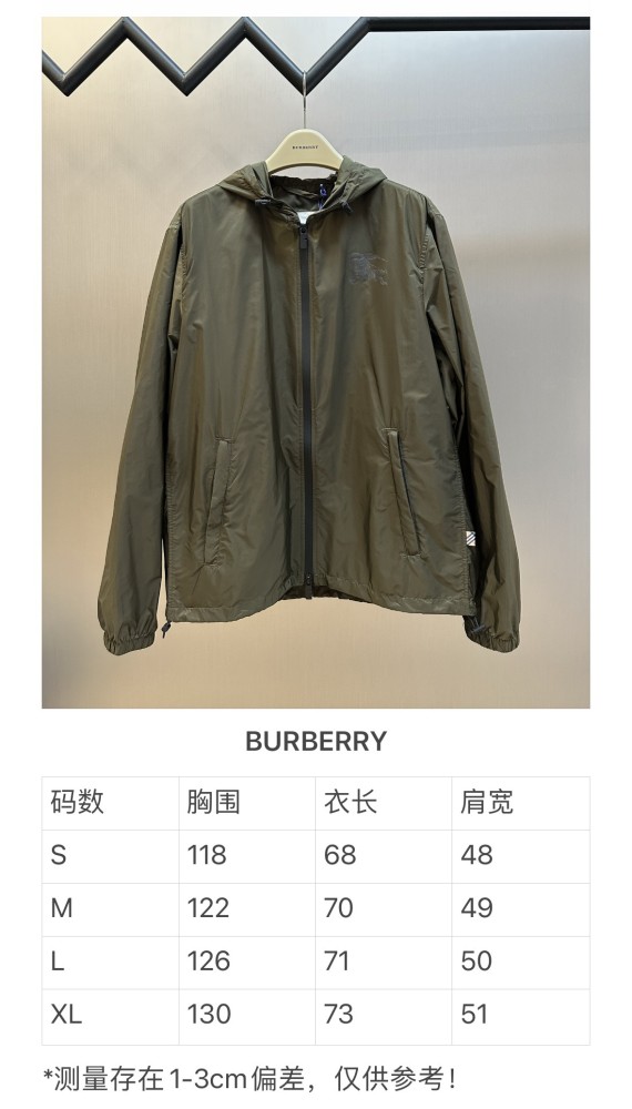 Burberry EKD Nylon Hooded Jacket FZJK2461
