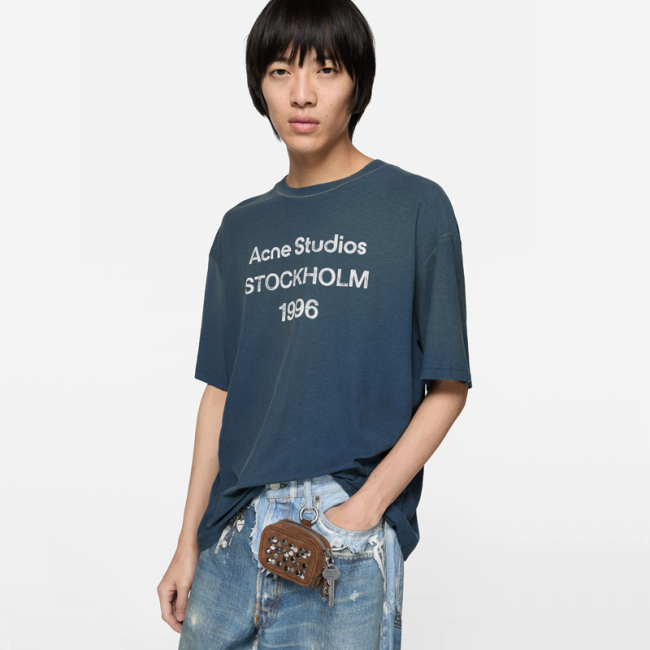 Acne studios Sprayed logo t-shirt tee FZTX5896