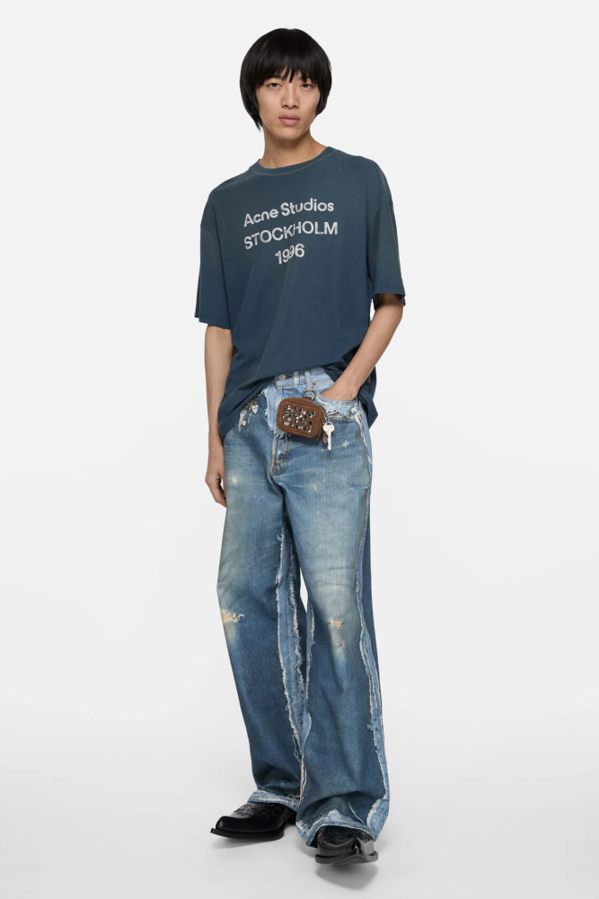 Acne studios Sprayed logo t-shirt tee FZTX5896
