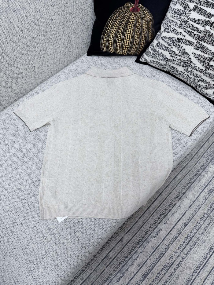 Brunello Cucinelli Knit Polo tee FZTX5909