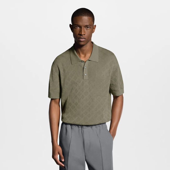 LV Monogram Knit Polo tee FZTX5921