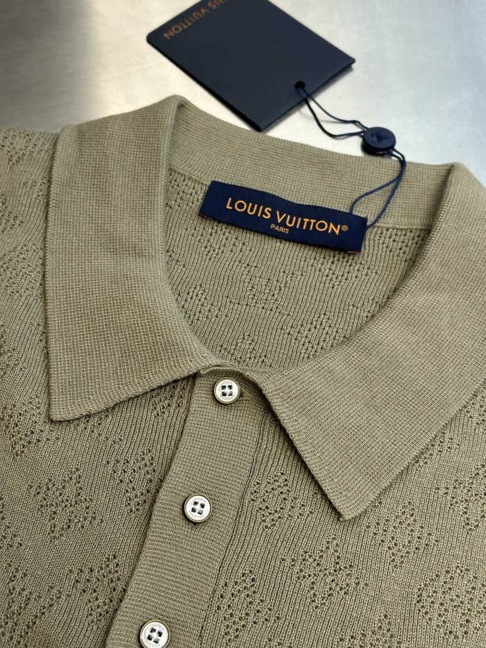 LV Monogram Knit Polo tee FZTX5921