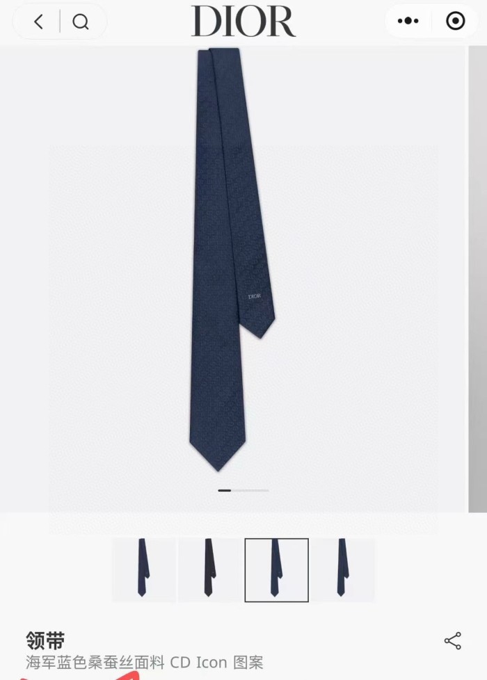 Dior CD Icon Tie FZPJ118