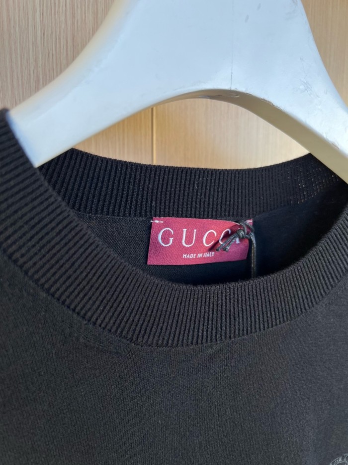 Gucci devoré knit tee FZTX5951