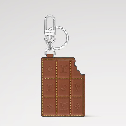 LV CHOCOLATE BAR FIGURINE Key ring Bag Charm FZPJ136