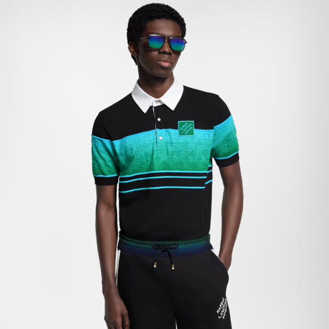 LV Marque L.Vuitton Déposée Knitted polo tee FZTX4902