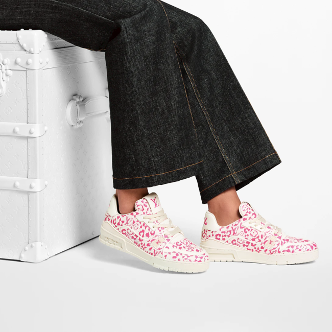 LV Monogram Leopard TRAINER Shoes sneaker FZXZ299