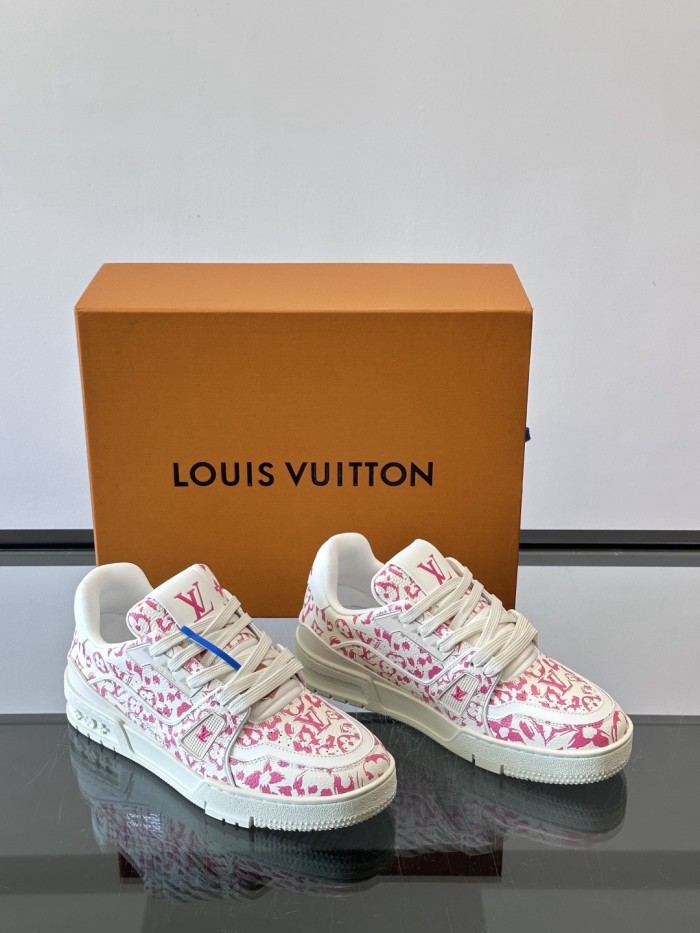 LV Monogram Leopard TRAINER Shoes sneaker FZXZ299