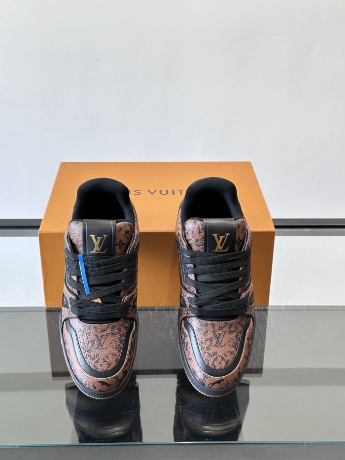 LV Monogram Leopard TRAINER Shoes sneaker FZXZ299