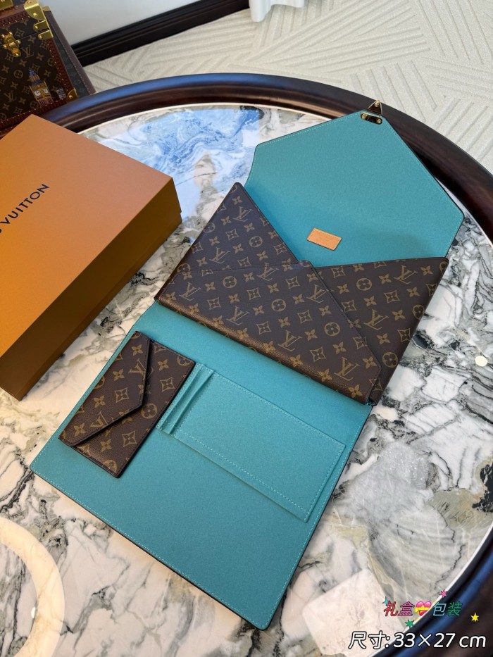 LV MARK Monogram mark folder Storage bag FZPJ144
