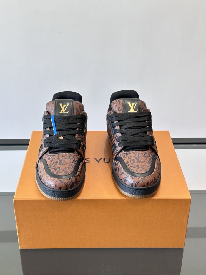 LV Monogram Leopard TRAINER Shoes sneaker FZXZ299