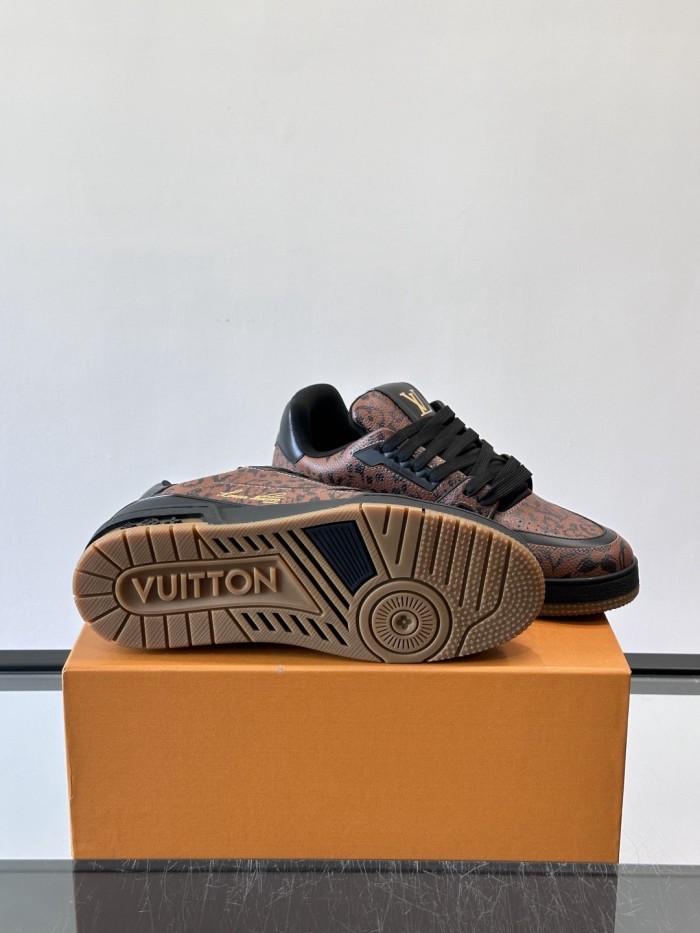 LV Monogram Leopard TRAINER Shoes sneaker FZXZ299