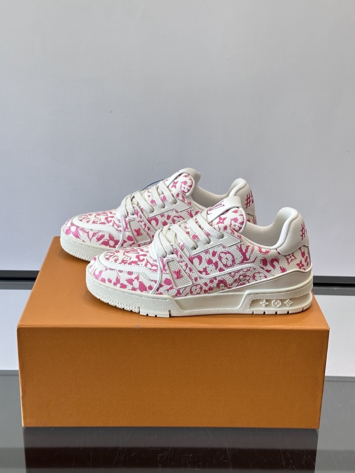 LV Monogram Leopard TRAINER Shoes sneaker FZXZ299