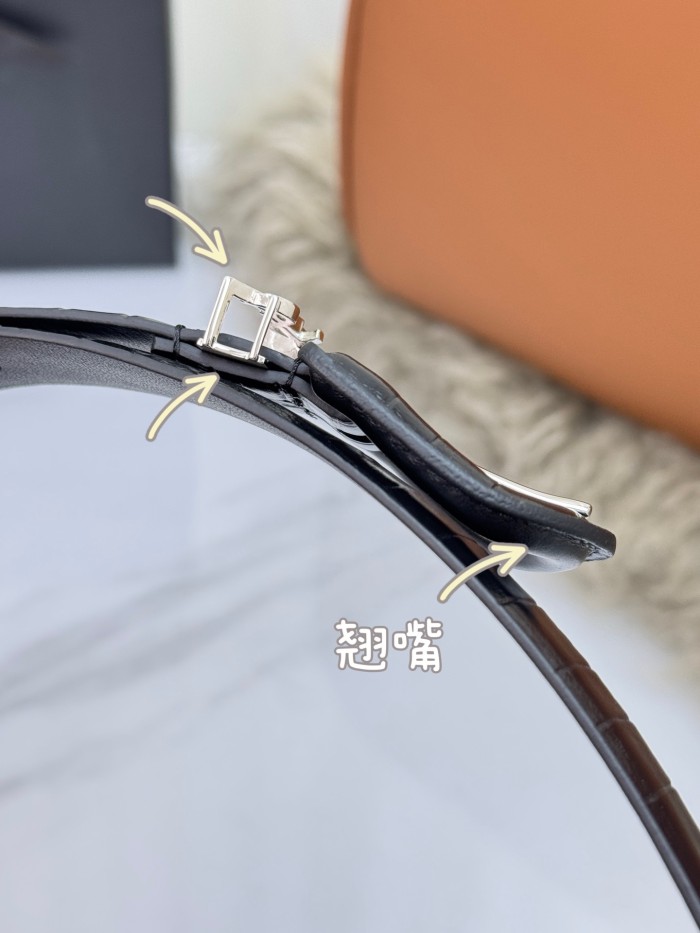 YSL SAINT LAURENT 2cm Belt FZYD238