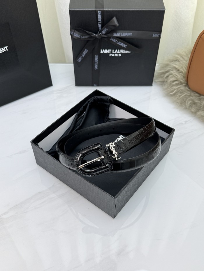 YSL SAINT LAURENT 2cm Belt FZYD238