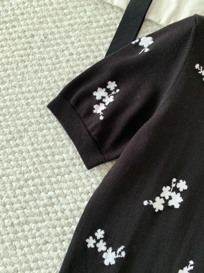Chanel Knitted Polo Tee FZTX5593