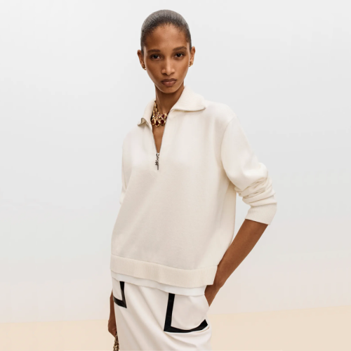 Chanel Half Zipper Sweater FZMY824