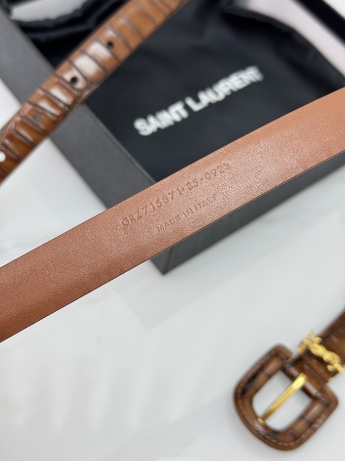 YSL SAINT LAURENT 2cm Belt FZYD238