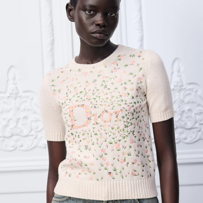 DIOR Daisy Garden Knit Tee FZTX5972