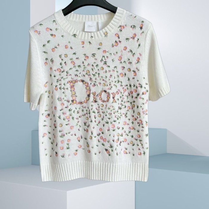 DIOR Daisy Garden Knit Tee FZTX5972