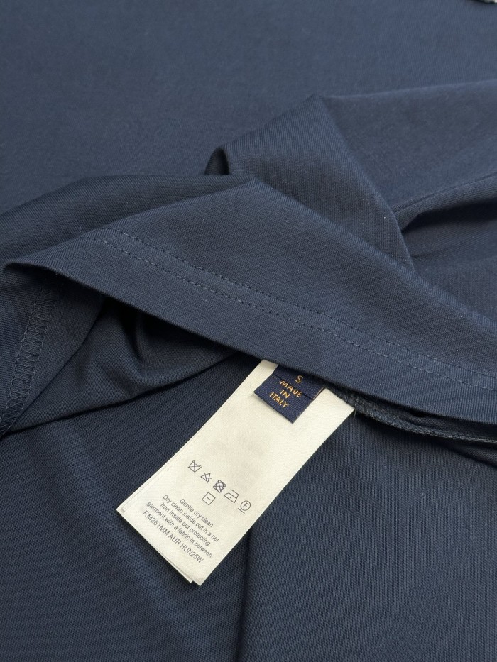 LV denim signature t-shirt tee FZTX5968