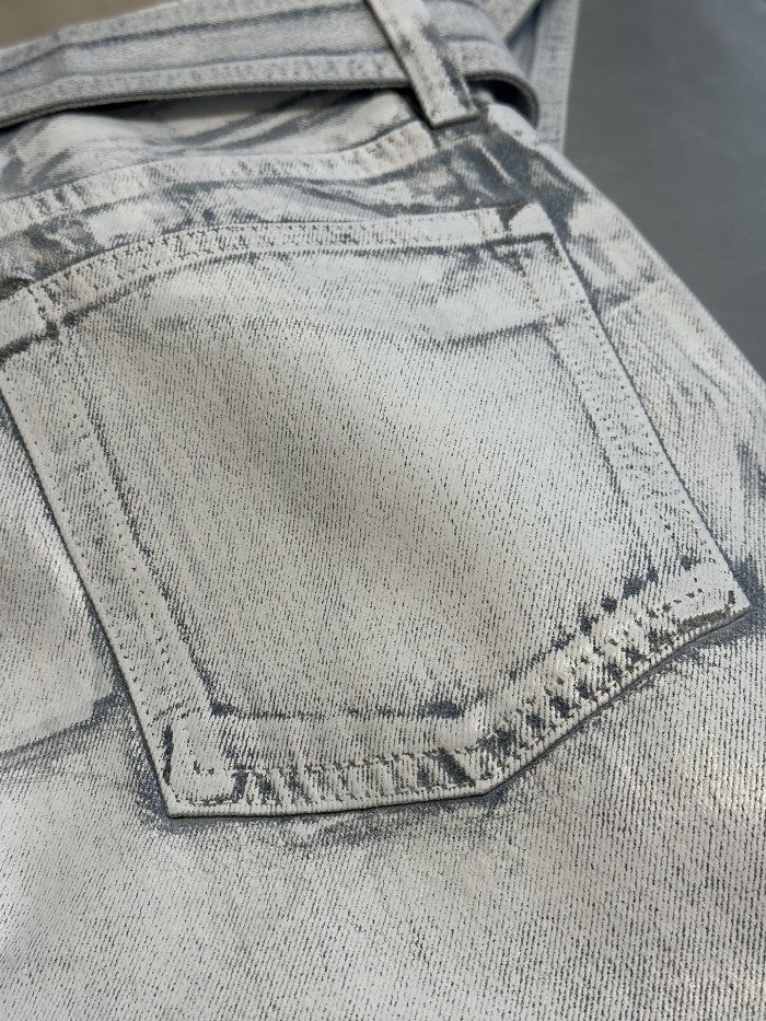 Acne studios Denim trousers with belt JEANS FZKZ1837