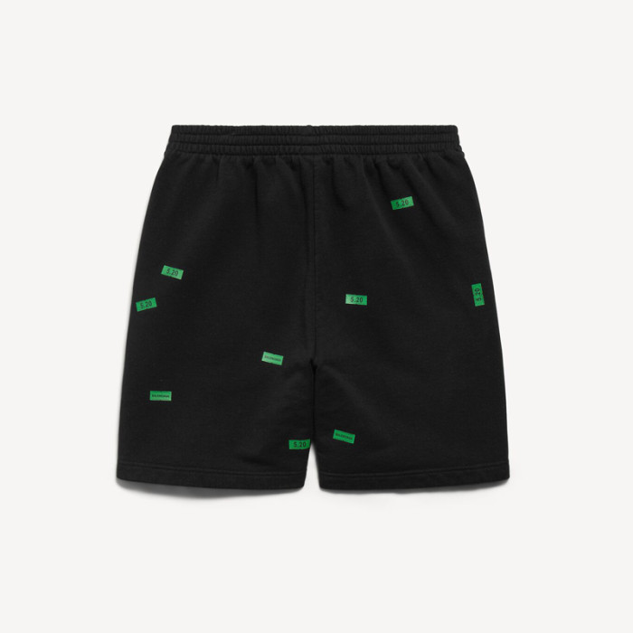 BALENCIAGA 520 STICKERS Shorts FZKZ1836