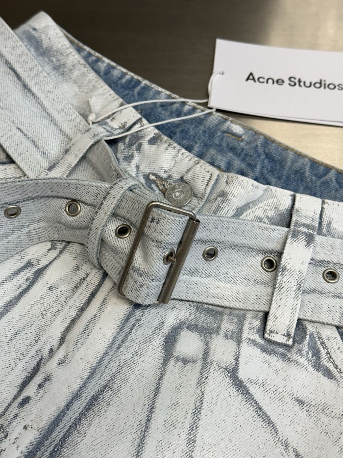 Acne studios Denim trousers with belt JEANS FZKZ1837