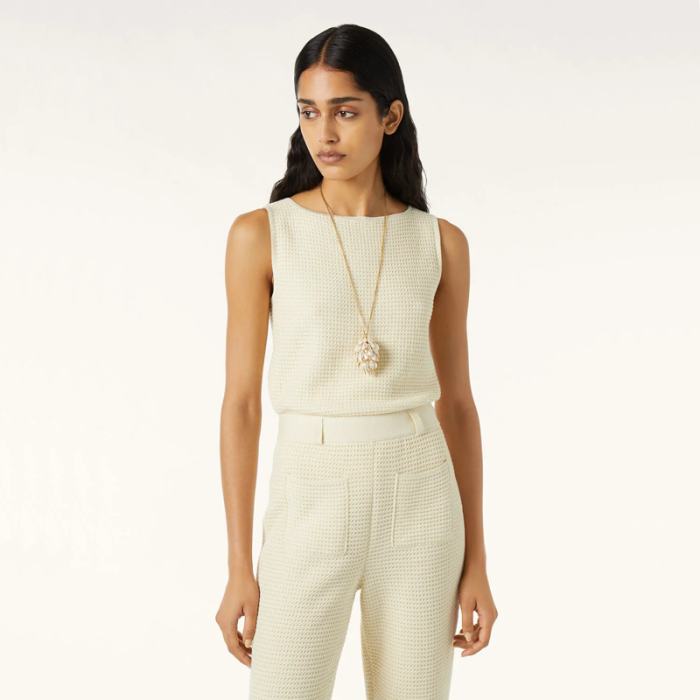 Loro Piana Lonar Knitted sleeveless Tee FZTX6001