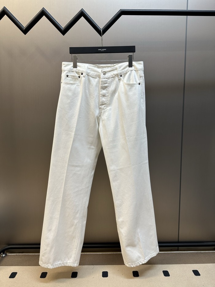 Celine BOYFRIEND 001 White Jeans FZKZ1844