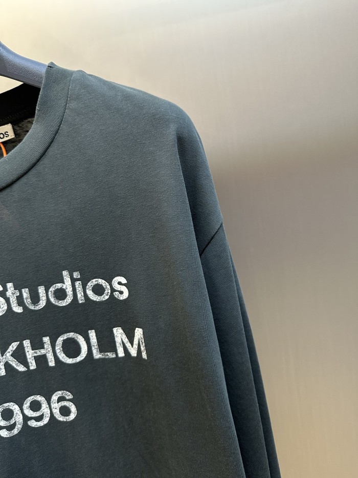 Acne Studios SPRAYED 1996 LOGO LS T-SHIRT FZTX5993