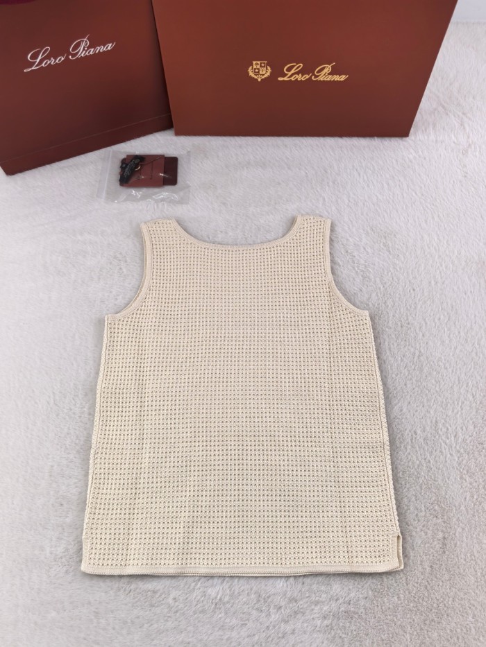 Loro Piana Lonar Knitted sleeveless Tee FZTX6001